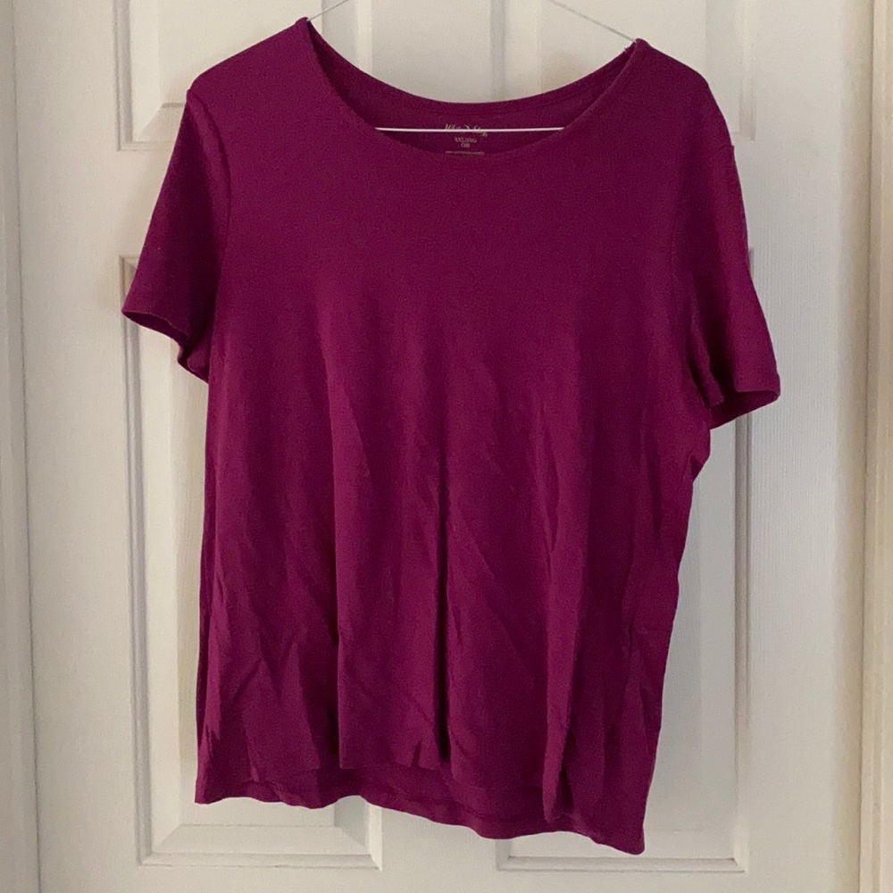 Purple lounging shirt